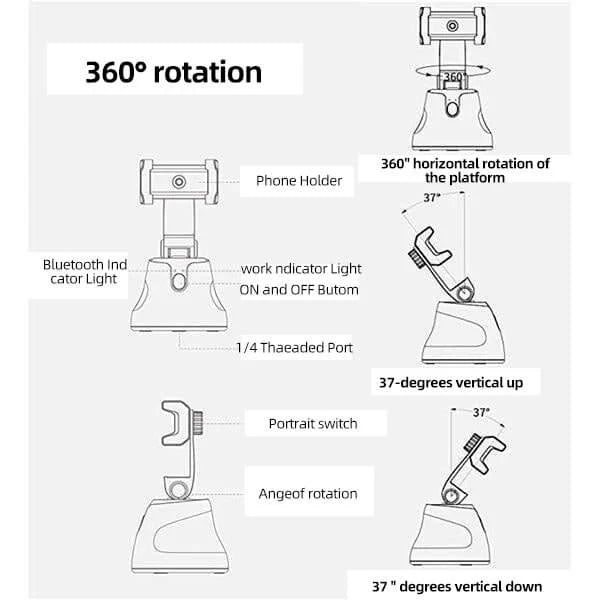 Auto Tracking Smart Shooting Holder