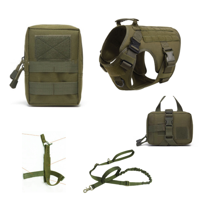 Tactical Dog Harness | German shepherd tactical vest