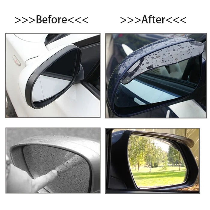 Car Rear View Mirror Rain Eyebrow Visor