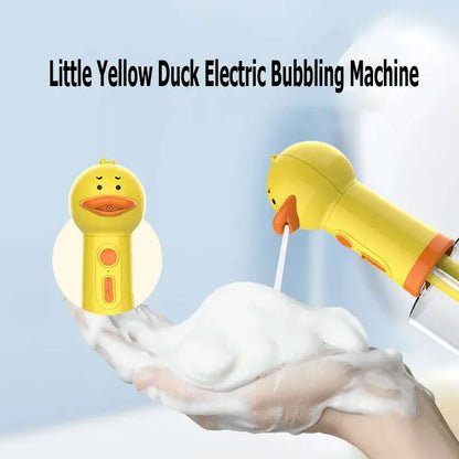 Yellow Duck Foam Pet Cleaning Machine